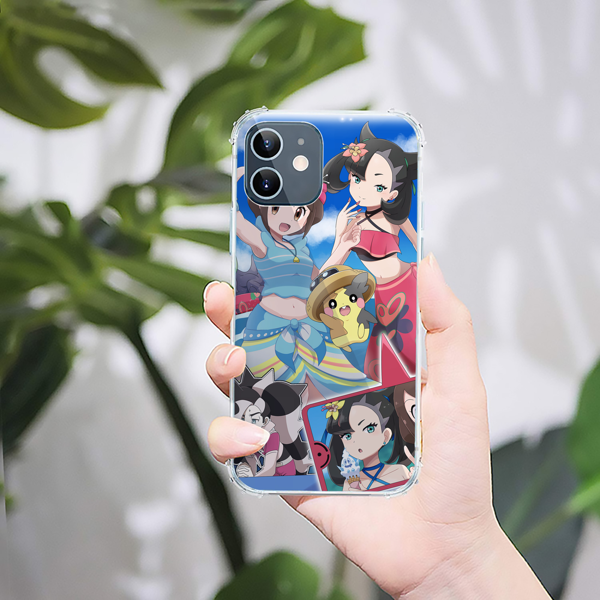 （画像用） ポケットモンスター Pokémon 【iPhone 12シリーズ対応】透明スマホケース（クリアソフトケース）